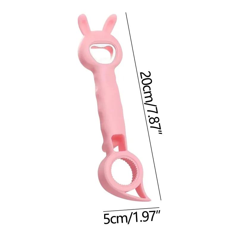 4 in 1 Can Opener Beer Bottle Opener Bottle Cap Tightener Plastic Bottle Opener Kitchen Catering Gadgets for Bottles and Cans