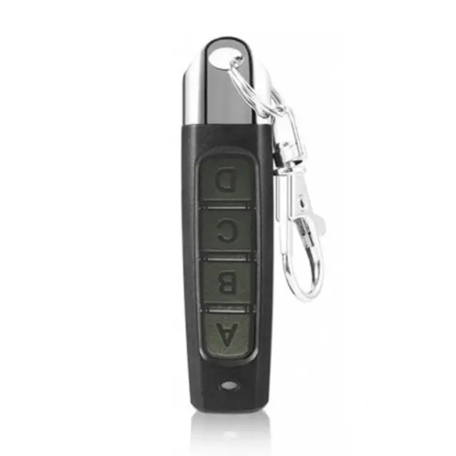 Black ABCD button
