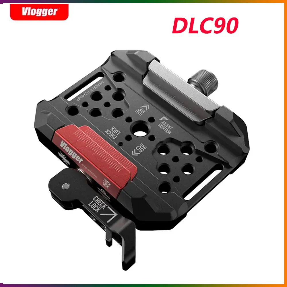 

Vlogger DLC90 Quick Realease Plate fit for Manfrotto Arca Quick Set Up Mount Camera Tripod Clamp Adapter Accessories
