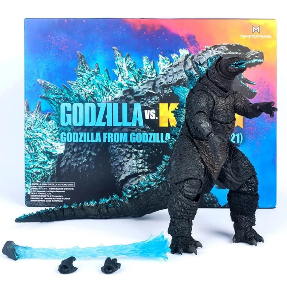 

Godzilla Action Figure Toys 2021 Movie SHM Edition Monster Godzilla Articulated PVC Collection Model 16cm Pvc Color Box