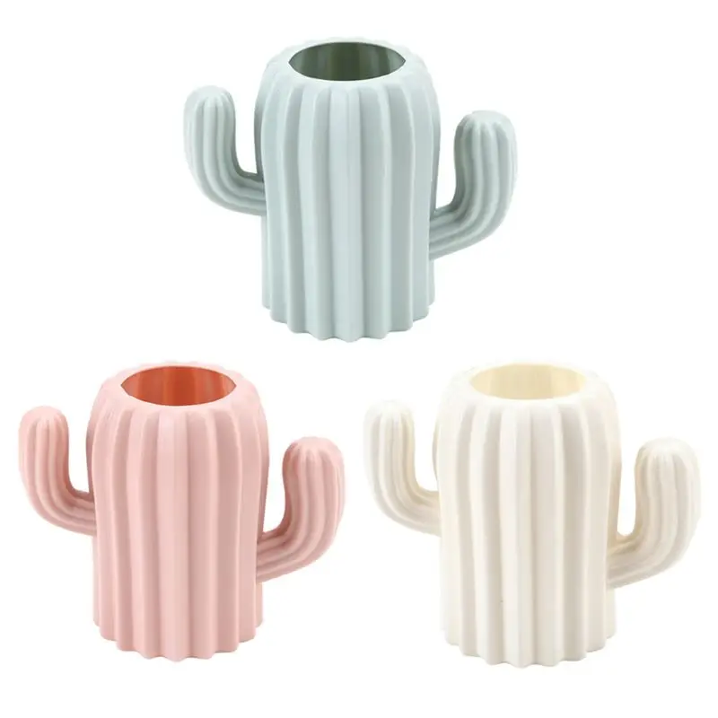

for Creative Cactus Desktop Pencil Pen Holder Container Brush Pot Stationery School Office Supply