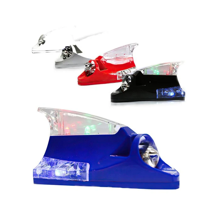 LED Haifisch flosse Warnung Rücklicht Windkraft Blinklicht Lampe Haifisch  flosse geformt LED Licht geeignet für Motorräder Roller - AliExpress