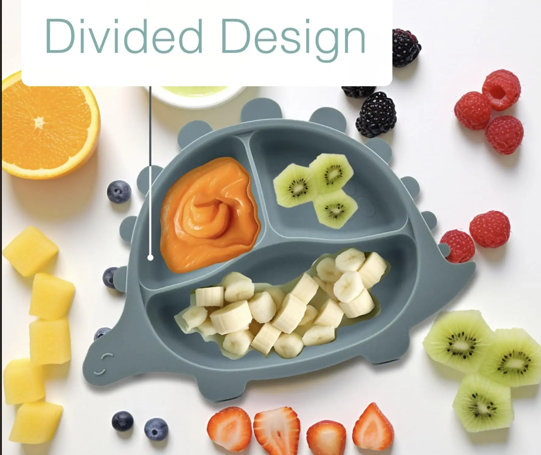 silicone tableware wooden tableware snack plate dinosaur non-toxic BPA free silicone bib divided suction plate suction cup bowl wood spoon fork World Cup gift kids