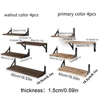 Étagères flottantes pour mur, étagères, étagère murale en bois pour salon, salle de bain, chambre à coucher, cuisine, décoration de la maison 3