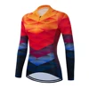 2023 Women Cycling Jersey Long Sleeve MTB Cycling Clothing Spring Autumn Bicycle Maillot Ropa Ciclismo Sportwear Bike Clothes 3
