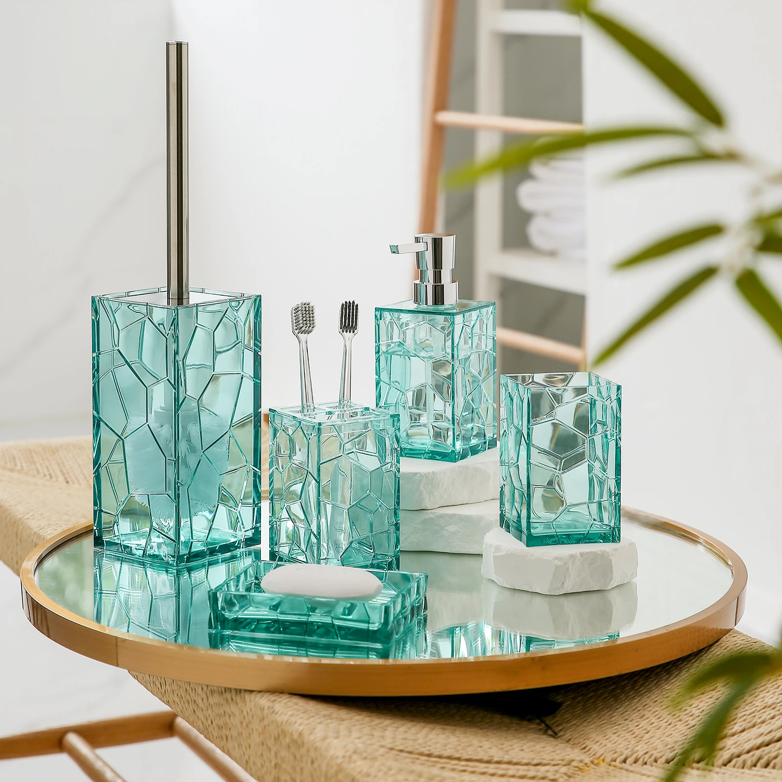 5-Piece Transparent Acrylic Set 3