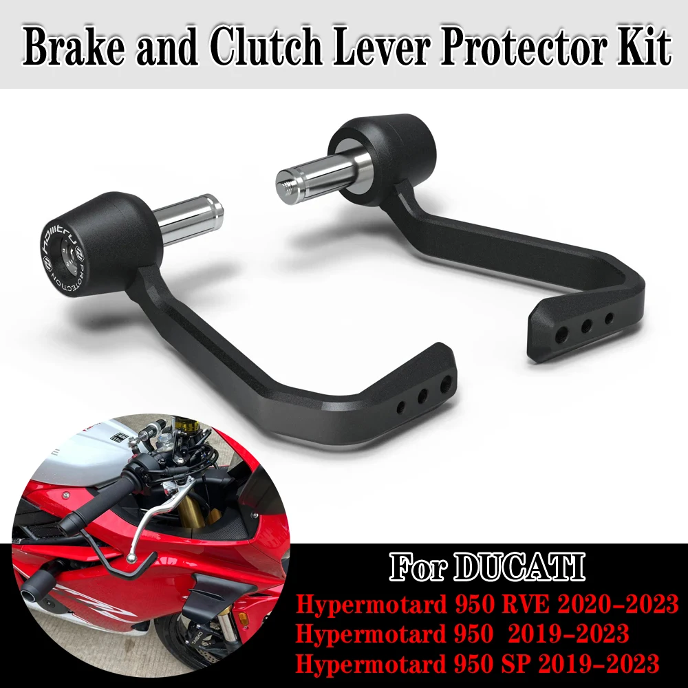 

Motorcycle Brake and Clutch Lever Protector Kit For Ducati Hypermotard 950 / 950 SP / 950 RVE / 2019-2023