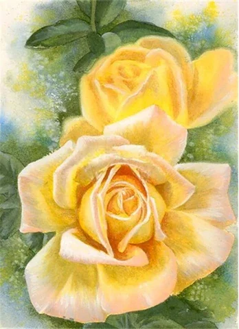 

5d Diy Diamond Painting Landscape Rose Cross Stitch Diamond Embroidery Flower Mosaic Rhinestone Picture Decoration Gift