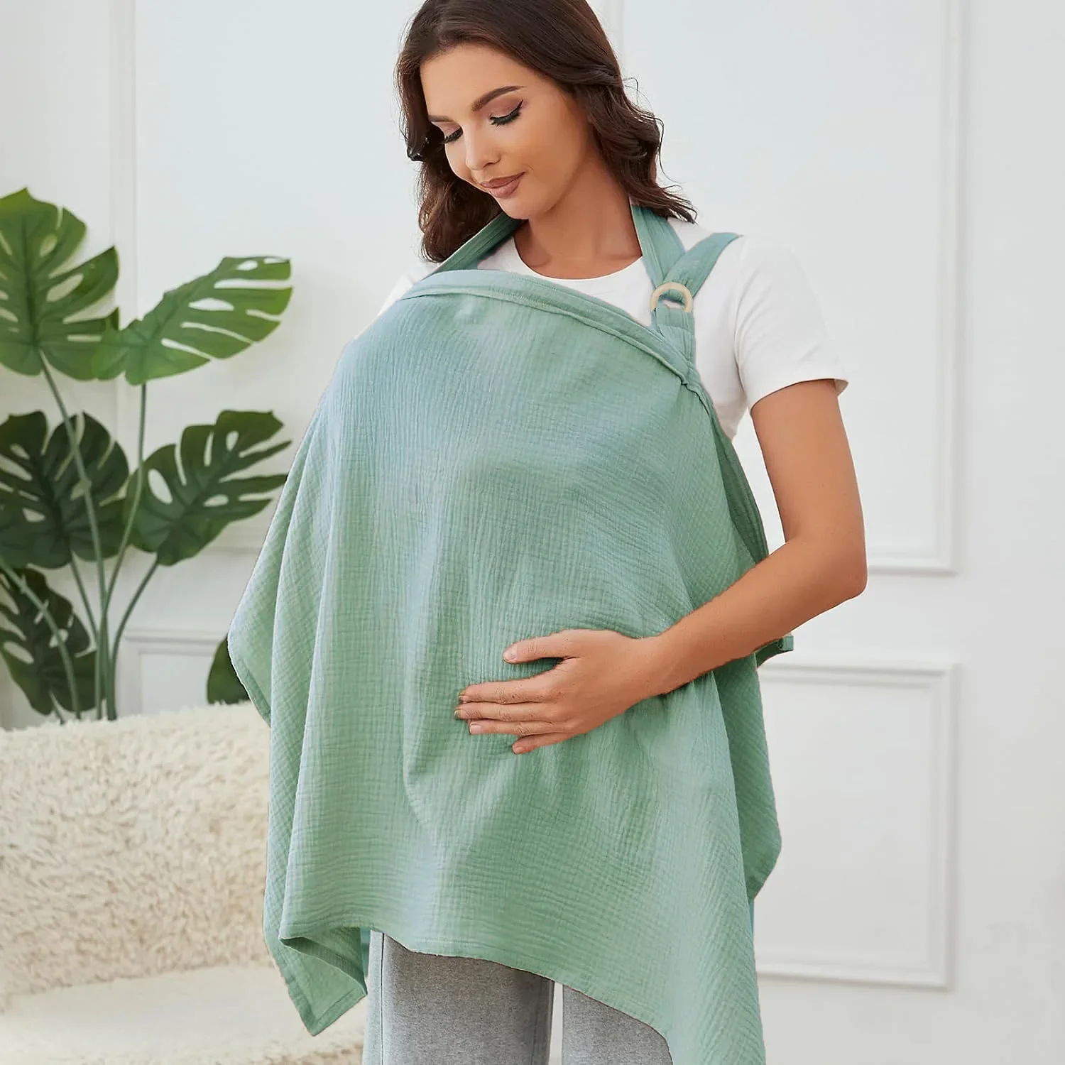 Breathable Breastfeeding Cover Adjustable Nursing Apron