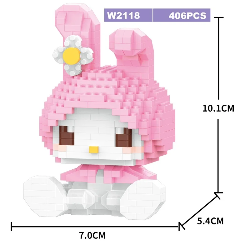 Sanrio personagens hello kitty mymelody kuromi cinnamoroll pompom purin  pequena estrela gêmea coletar ornamentos boneca modelo de brinquedo  presentes - AliExpress