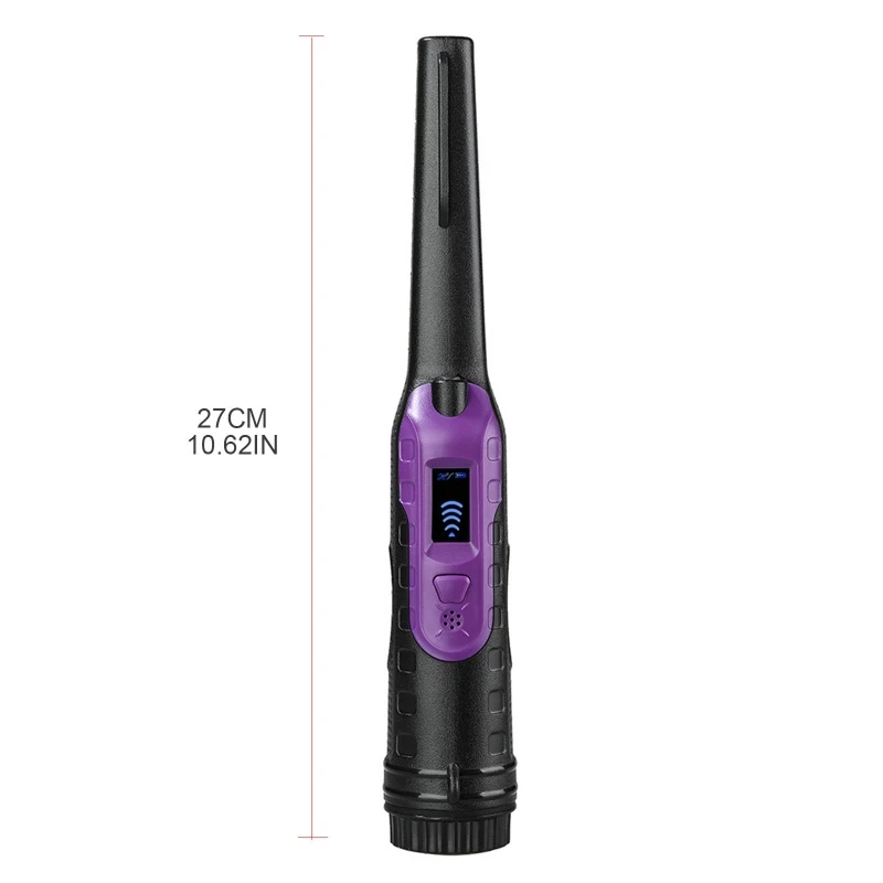 LCD Display Waterproof Pinpoint Metal Detector Pinpointer 360 Search Treasure Pinpointing Finder Probe for w Belt