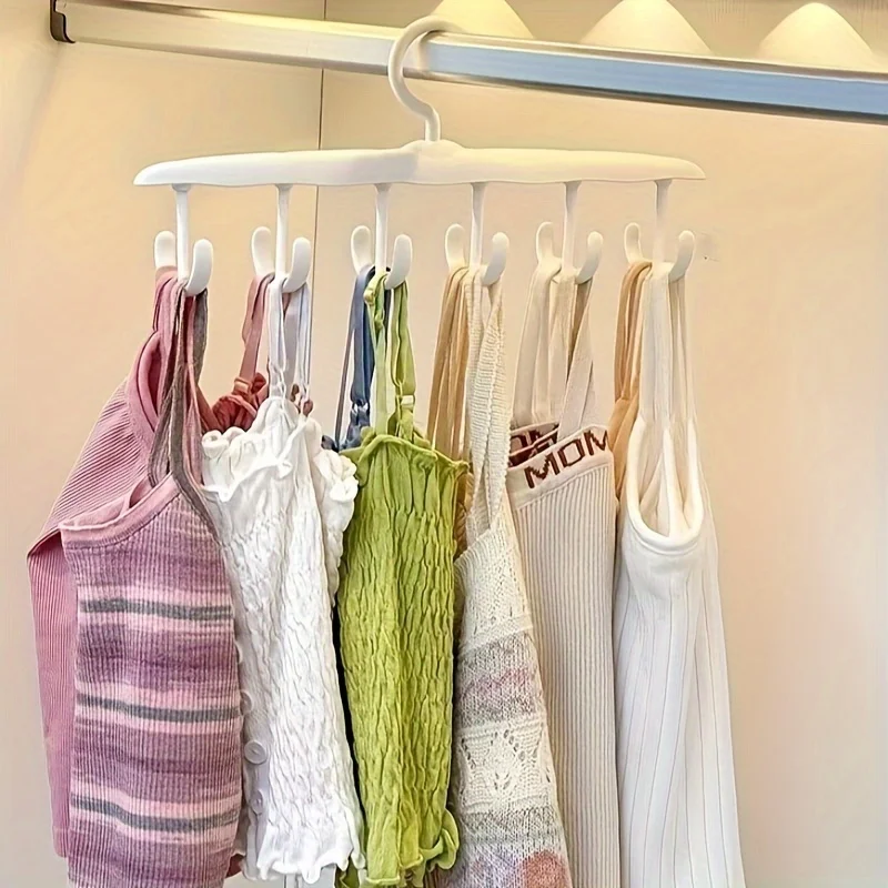 2 Pieces of Hanging Hangers for Household Clothes, Underwear Hooks, Plastic Hangers, Rotatable Multi Hook Hangers BEST SELLERS