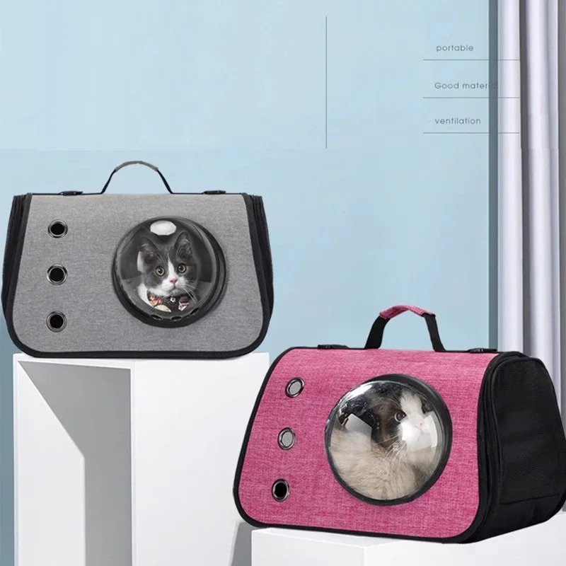 

Pet Backpack Carrier Small Puppy Bunny Kitten Airline Approved Space Capsule Bubble Transparent Sightseeing Backpack Bird Travel