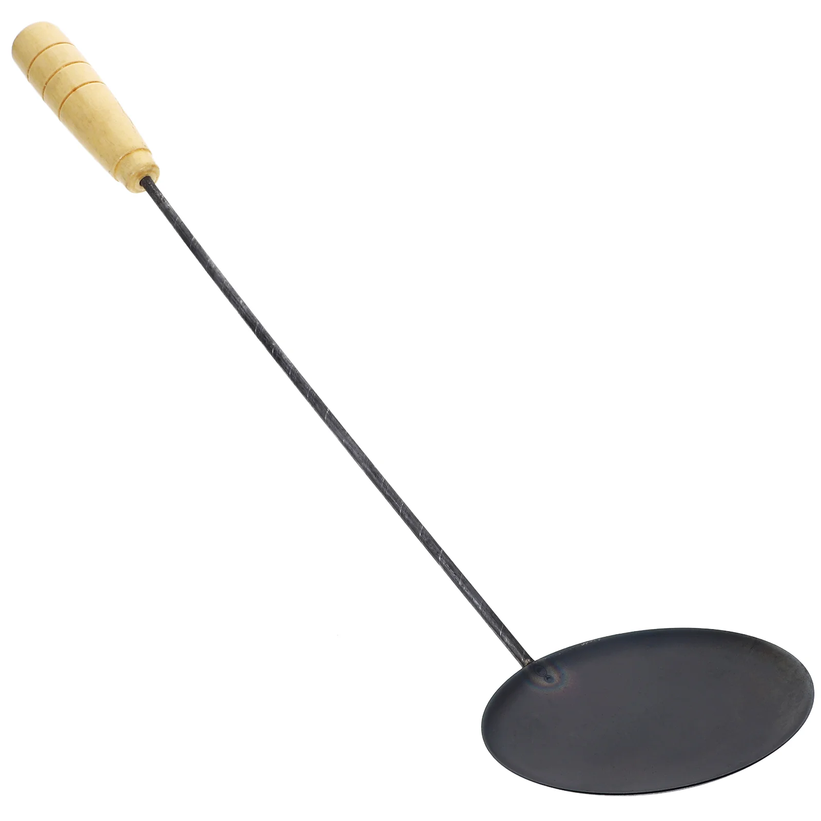 Pancake Spoon Handle Pastry Maker Oil Long Frying Snack with Wrought Iron Shrimp Crispy Scoop Cookie for Baking