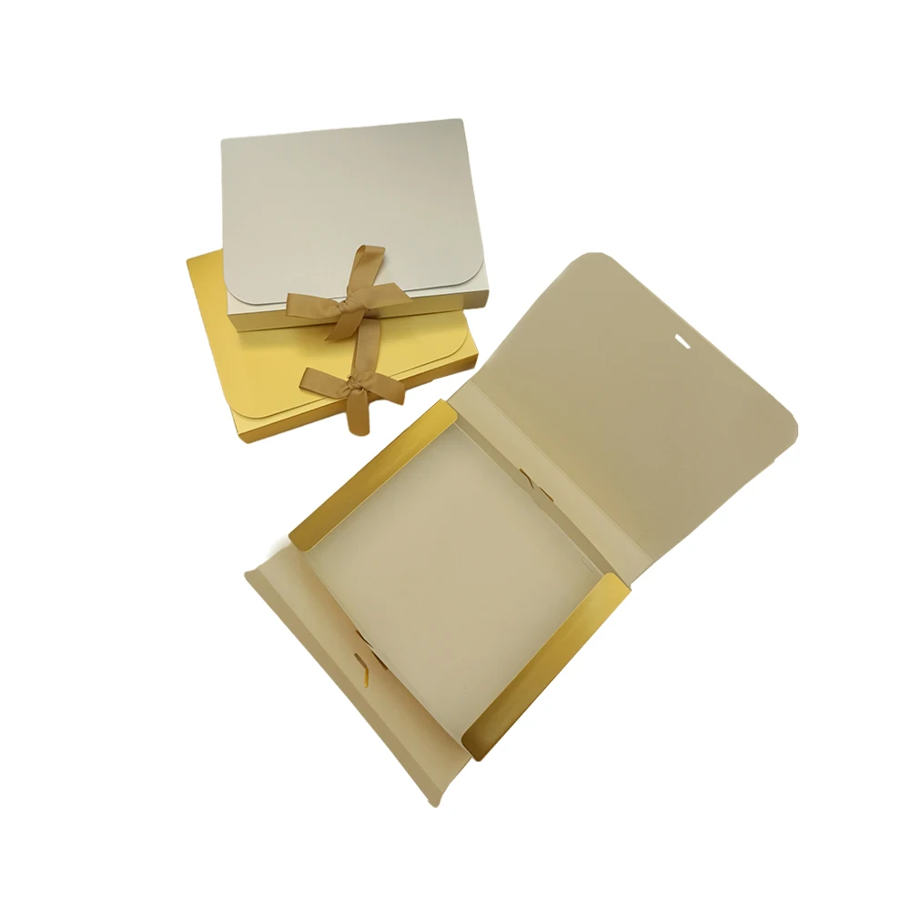 10 Stück OEM farbige Geschenkboxen zum Verpacken mit Deckel und Schleife, trendige Papierboxen für Geschenke, Geschenkboxen. – Detail 13