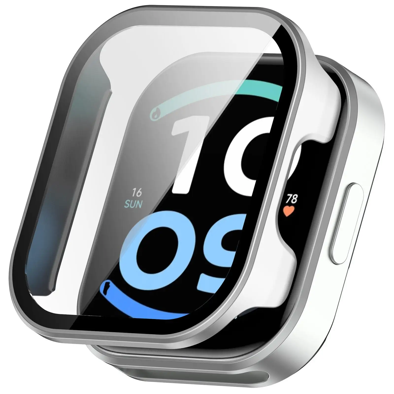Premium Tempered Glass & PC Protective Watch Case - Hard Screen Protector