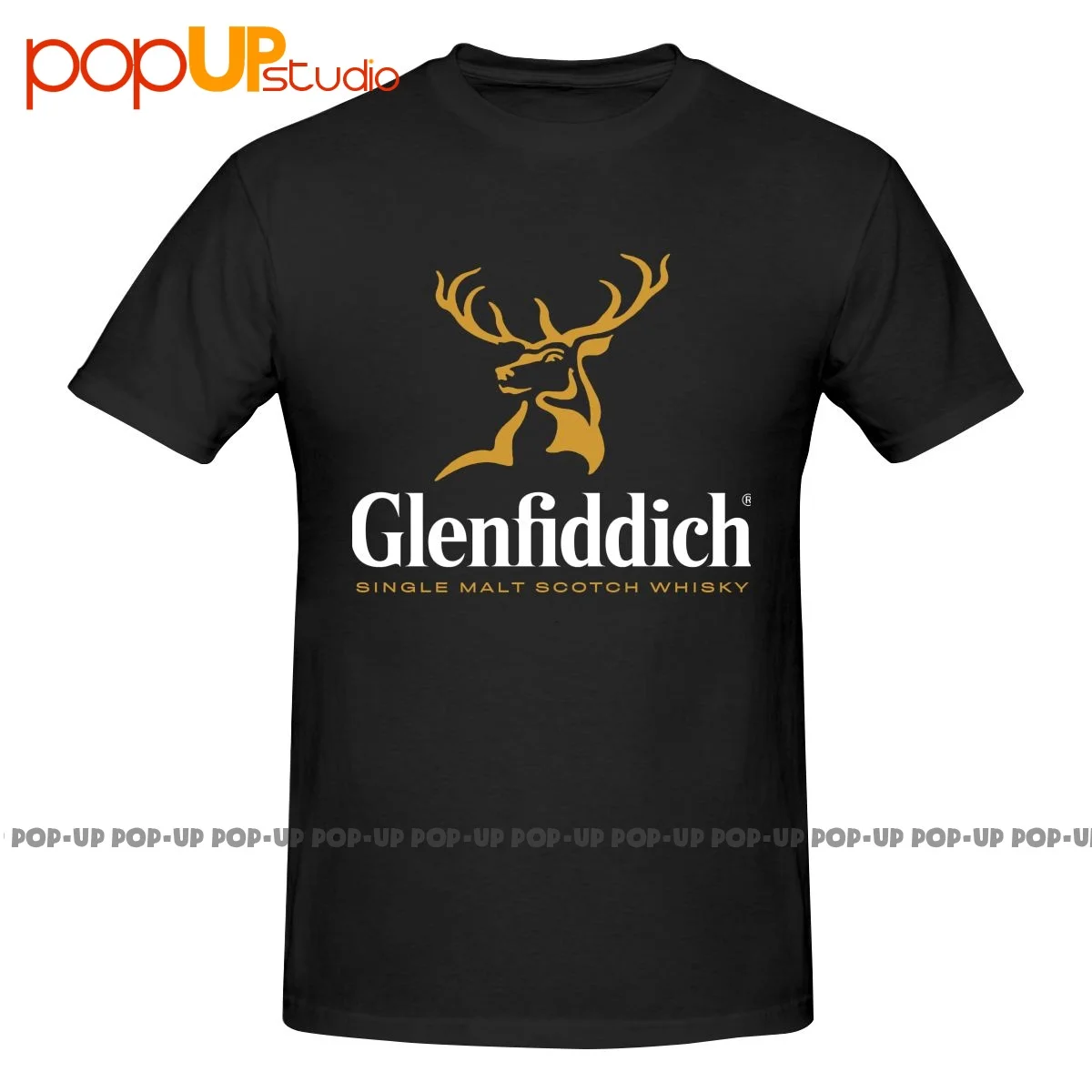 Glendfiddich Single Malt 1887 Scotch Whisky Alcohol Shirt T-Shirt Tee Top Style Natural Streetwear