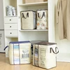 Large-Capacity Clothing Storage Bag Case Box Quilts Blankets Pillows Clothing Sorting Organizer Bag DustProof Closet Decor 2