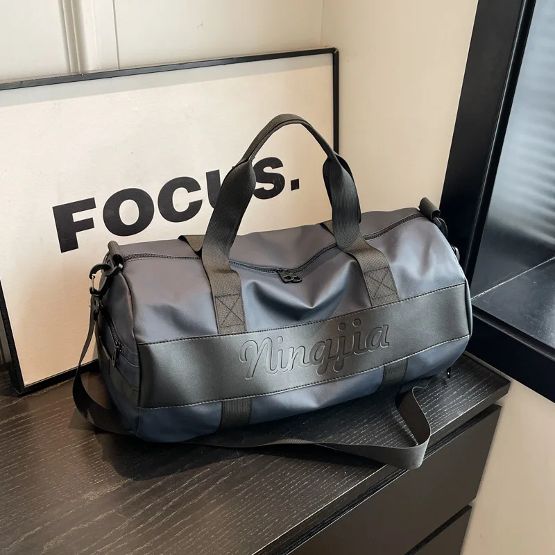 

Wet and dry separation fitness bag diagonal sports yoga bag handbag men's and women's travel bag large-capacity waterproof swimm