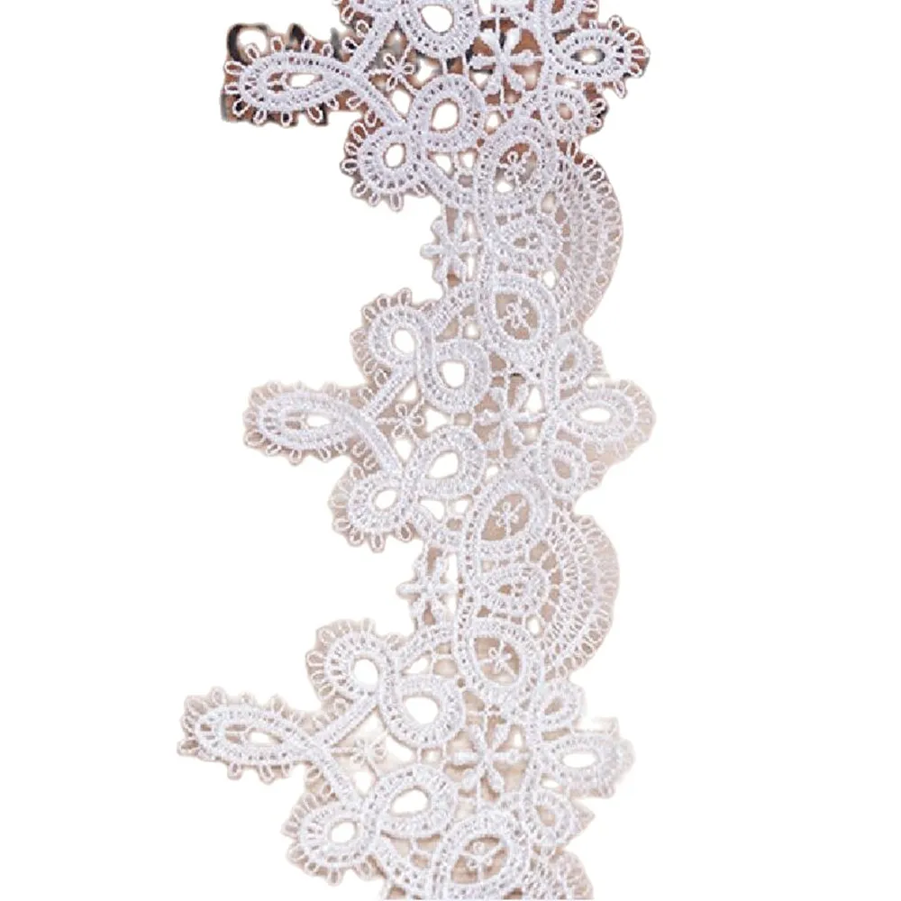 6.5CM Guipure Lace Fabric Trim Embroidery Lace Fabric Applique Dress Sewing Ribbon 1Yards lace ribbon,lace fabric,lace sewing accessories,lace sewing supplies,lace accessories,lace garment accessories,lace decoration,clothing craft accessories