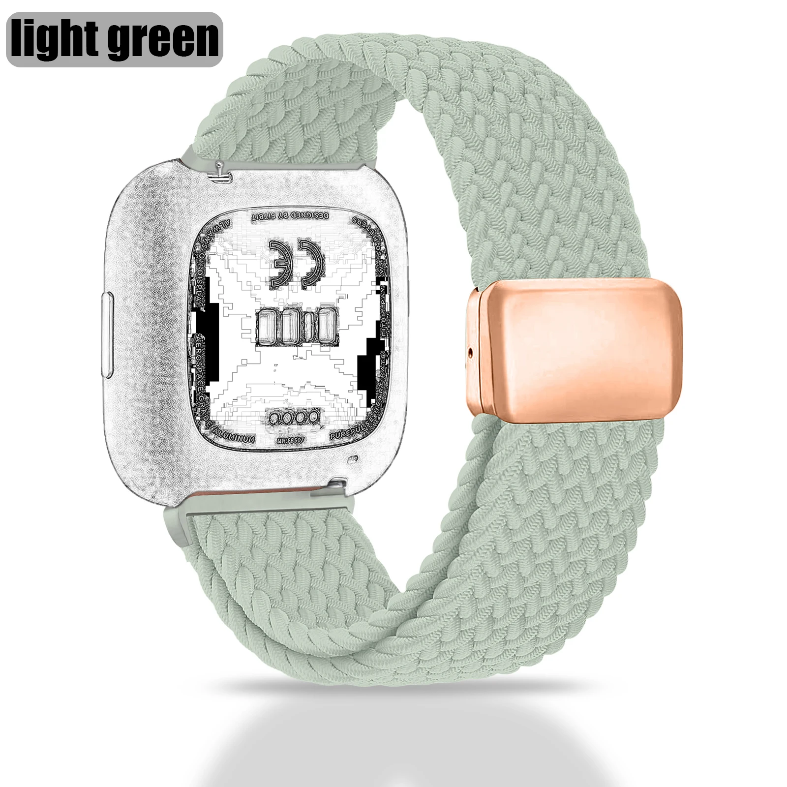 Vibrant Elastic Woven Magnetic Buckle Strap – Sport Band