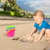 6 Pcs Children's Beach Bucket Water Playthings Toys Outdoor Sand Dig Buckets Playing Portable Small Supply 2