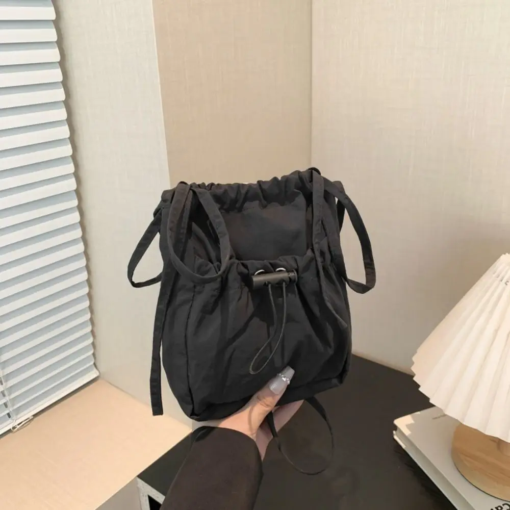 Fashion Large capacity Women Shoulder Bag Simple Versatile Cell Phone Purse Pouch Tote Bags Reusable Drawstring Crossbody Bag