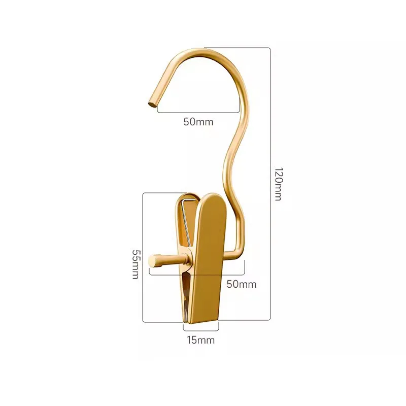 10 pezzi clip gancio gancio per vestiti multiuso gancio per lavanderia clip portatile antiscivolo appendiabiti in plastica forte resistenza gancio