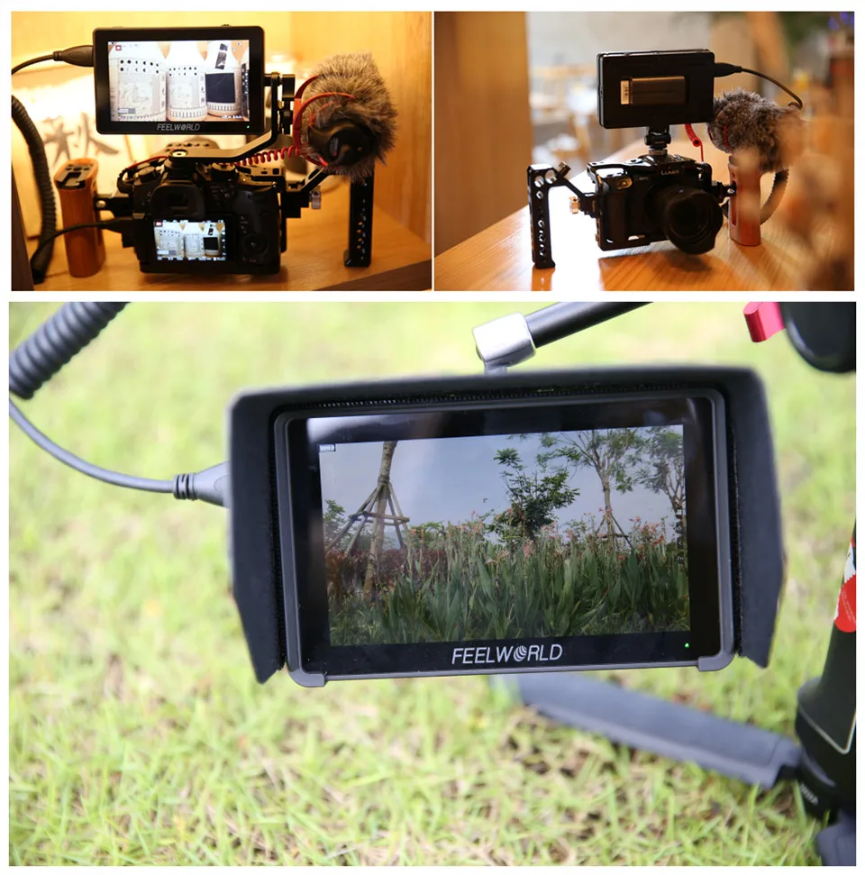 FEELWORLD F6 PLUS V2 6 Inch on Camera Field Monitor 3D LUT Touch Screen 4K IPS FHD 1920x1080 Video Focus Assist HDMI-compatible