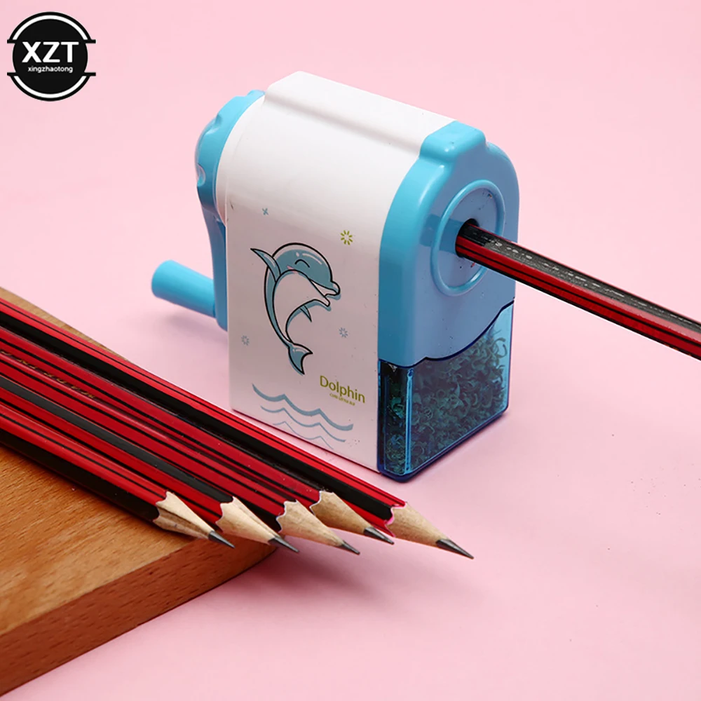 Lovely Cartoon Mechanical Hand Crank Sharpener for Pencil School Office Supplies Student Stationery Children's Pencil Sharpener