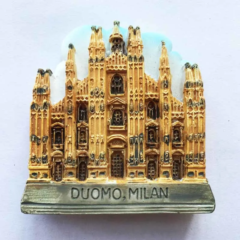 Магнит для холодильника BABELEMI 3D Италия Милан сувенир Duomo Милано полимер магнитная наклейка для холодильника аксессуары для украшения кухни