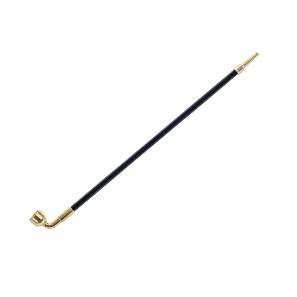 Chinese Style Brass Vintage Welding Pipe Traditional Men's Long Welding Smoking Pipe Dry Smoking Rod Welding Pipe Bag Smoking 5