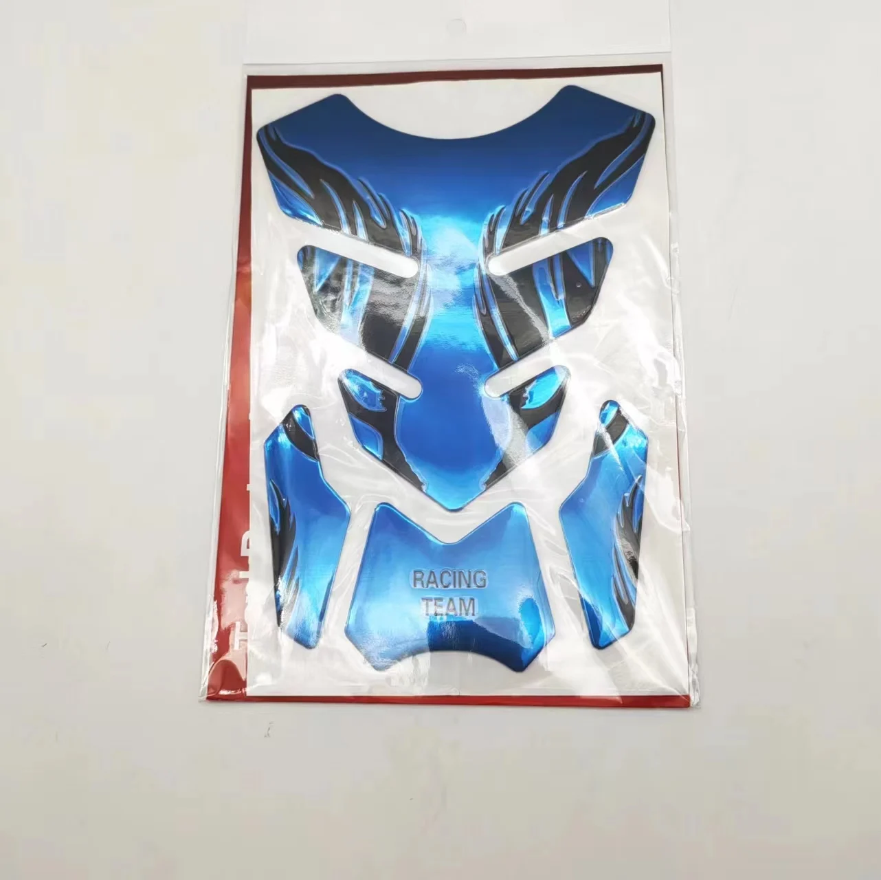 Soft Rubber Decoration Flame Tankpad Sticker 3D Tank Pad Stickers Oil Gas Protector Cover Motorcycle Accessories