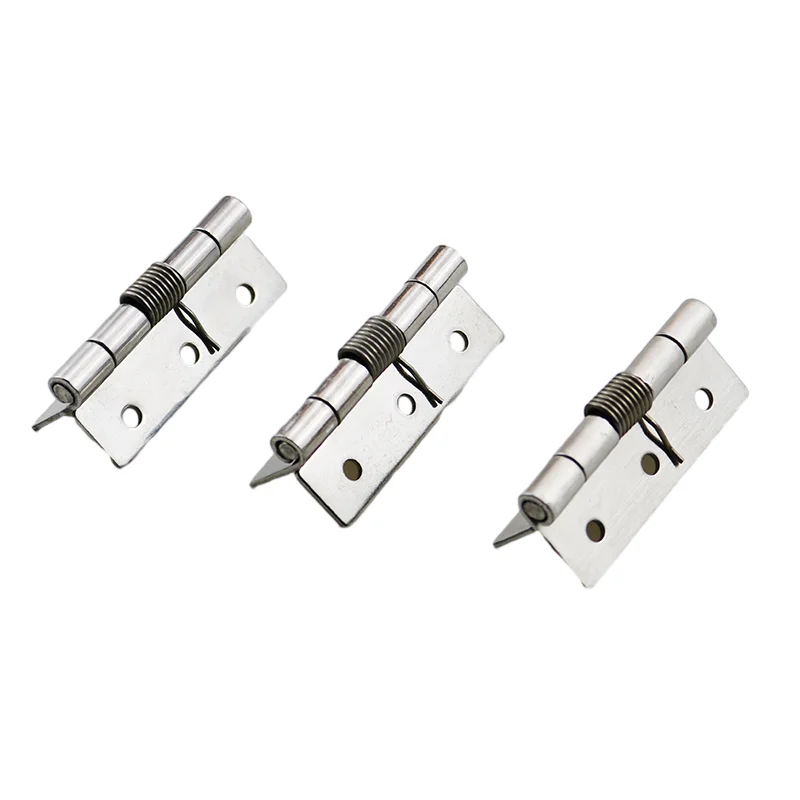 Industrial Equipment 304 Stainless Steel Spring Hinge -2.5 Or 1 Or 3 Inch Automatic Reset Spring Hinge