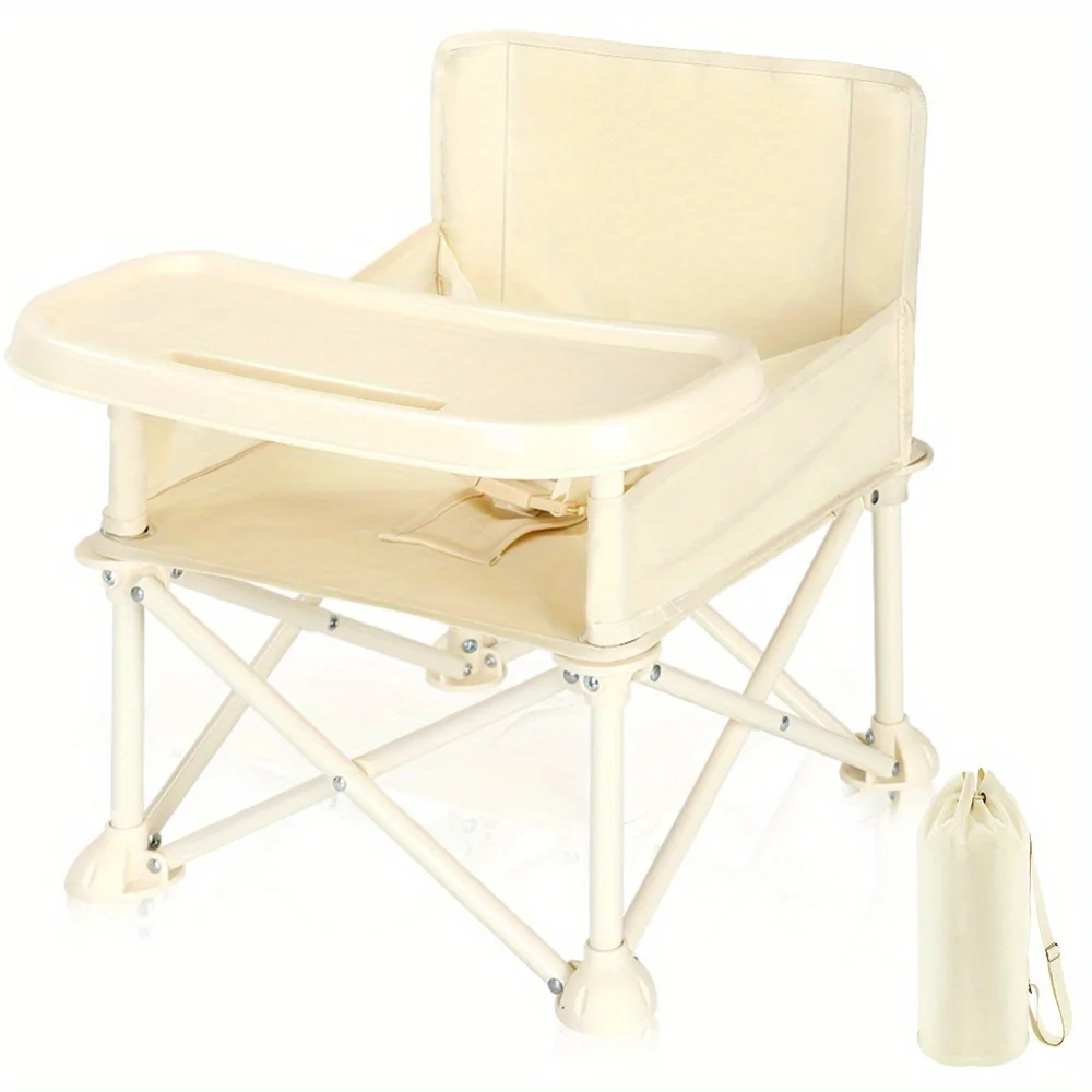 Stylish and Durable High Chair with Adjustable Footrest and Detachable Cushion for Comfortable Feeding, Perfect for Growing Babi — view 3
