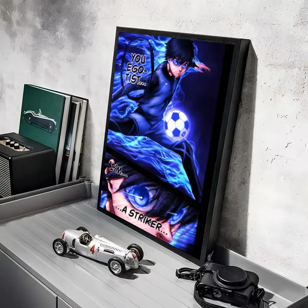 Blaue L-Lock Anime-Poster-Aufkleber, Wandgemälde, selbstklebende Dekoration für Schlafzimmer, Wohnzimmer, Zuhause, HD-Wandaufkleber, Geschenk – Detail 11