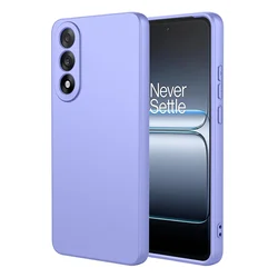 Enhanced Product Title: Premium Flexible Liquid Silicone Protective Case - Durable TPU Shell Cover for OnePlus Ace5Ultra (Purple)