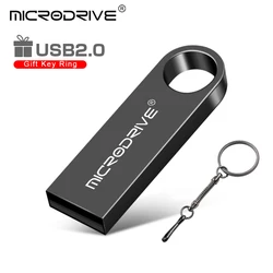 High - Speed Waterproof USB Flash Drive with Custom Logo - Durable Metal Design - 32 GB (Black)