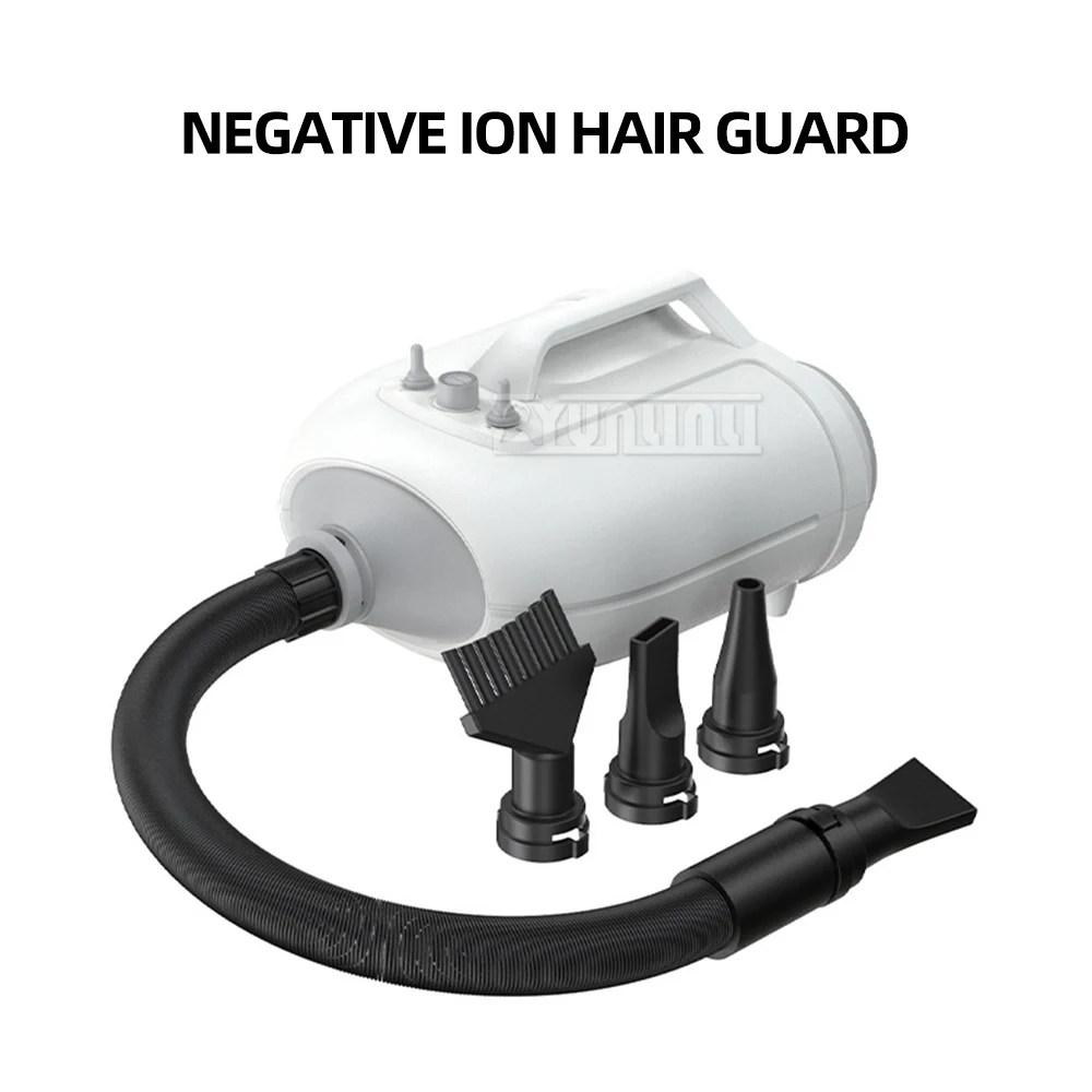 3500W Pet Hair Dryer Dog/Cat Grooming Dryer/Blower Double Motor Water Blower Warm Wind Adjustable Blow-dryer