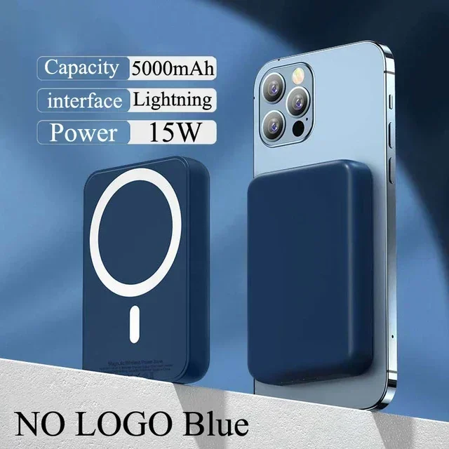 

Macsafe Power Bank Original 1:1 Magnetic Wireless Powerbank Mobile Phone External Portable Battery For MagSafe iPhone Charger