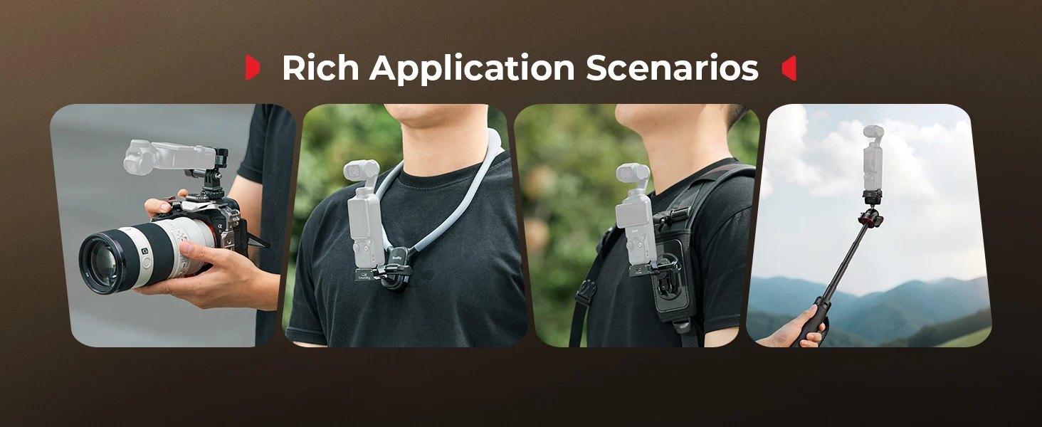 SmallRig Ladeadapterbasis für DJI Osmo Pocket 3, Desktop-Typ-C-Ladestation für Stative/Selfie-Sticks, Stabilisator -5376 – Detail 9