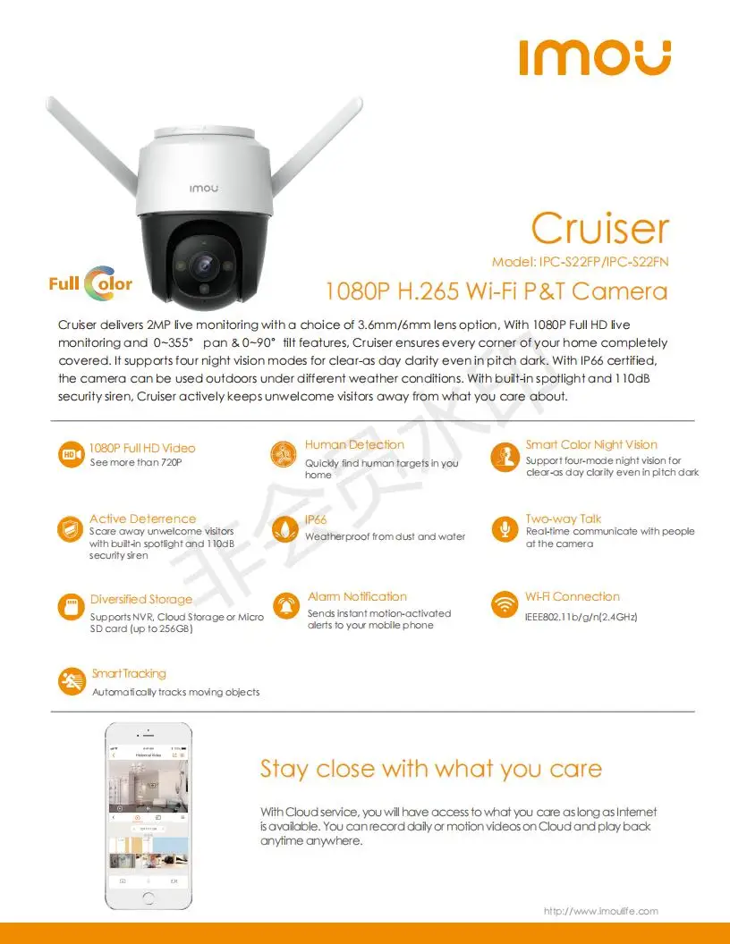 Camera IP Wifi PTZ 4MP IST360-IPC-S42FP-IMOU