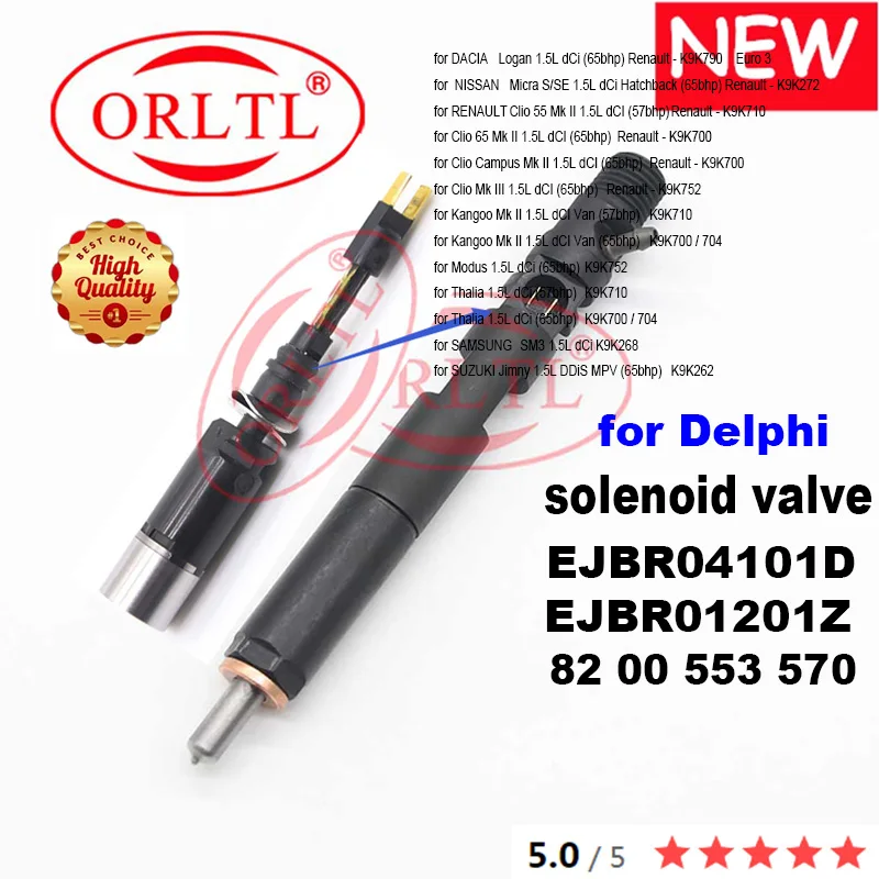 

Электромагнитный воздушный клапан для дизельного топлива, электромагнитный для NISSAN RENAULT EJBR01201Z, EJBR04101D, 82 00, 553, 570, 8200553570