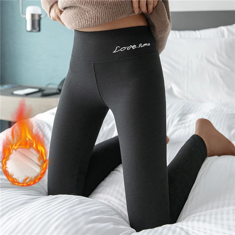 New Winter Thermal Leggings For Women Fleece Pants Velvet Cotton Slimming Tights Sexy Thick Warm Leggings Woman Thermal Pants