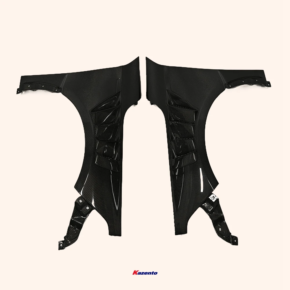 혼다 시빅 R FL5 KZ 스타일 탄소 섬유 냉각 통풍 프론트 펜더, 2 개
