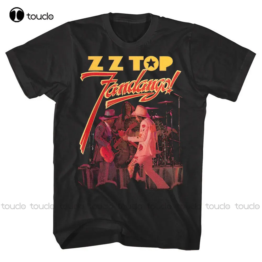 

New Zz Top Fandango Album Cover Live Mens T Shirt Rock Band Music Concert Tour Merch Cotton T Shirt Tee Fashion Funny New