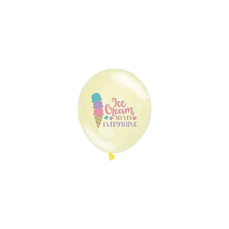 16/20pcs 12inch Sweet Donut Ice Cream Latex Balloon Air globos For Happy Birthday Wedding Party Decoration Kids Toy Baby Shower