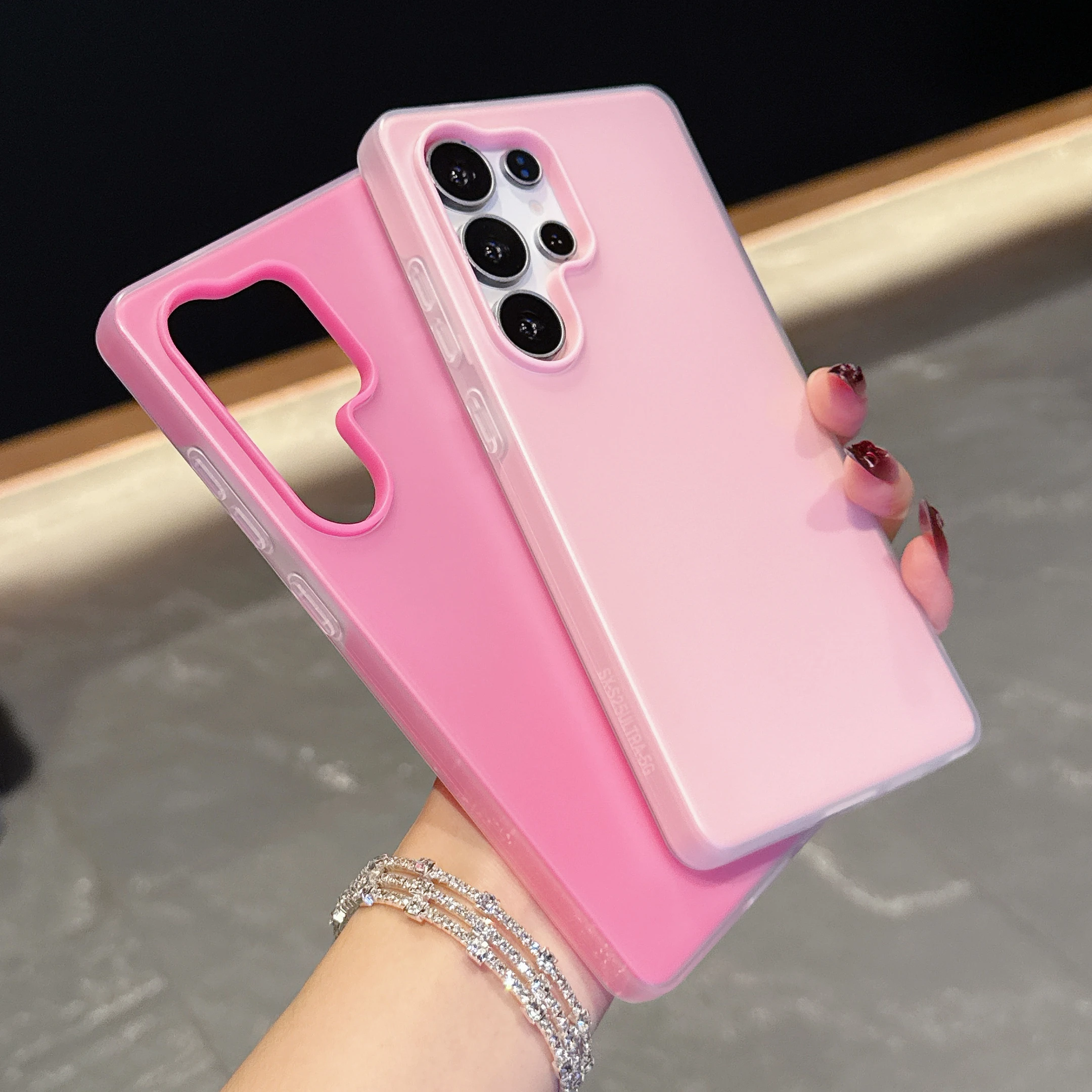 Candy Color Matte Jelly Dual-Layer Hard Phone Case