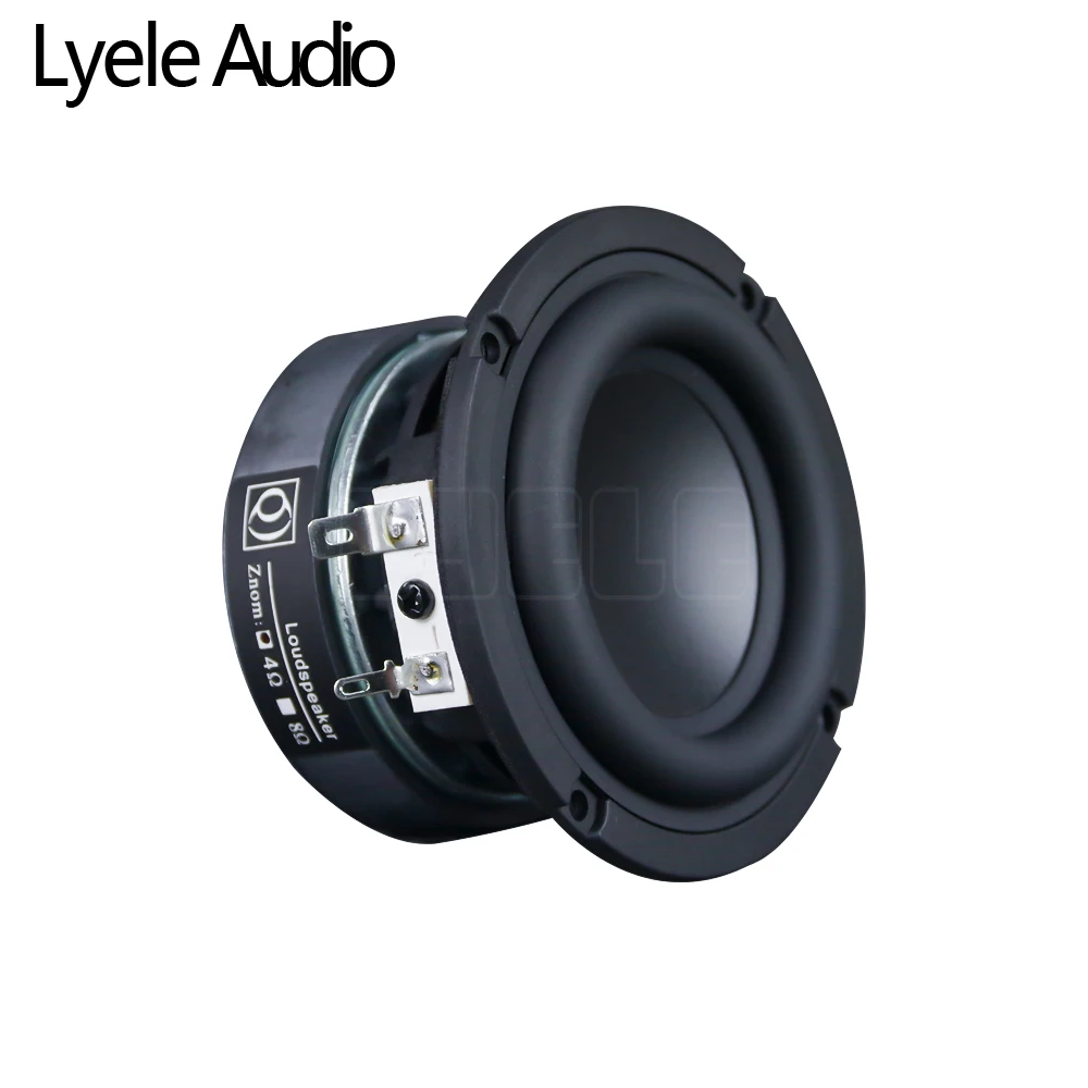 Lyele Audio 3-inch woofer HiFi portable home bookshelf speaker 35W home theater system subwoofer powder magnetic Y30