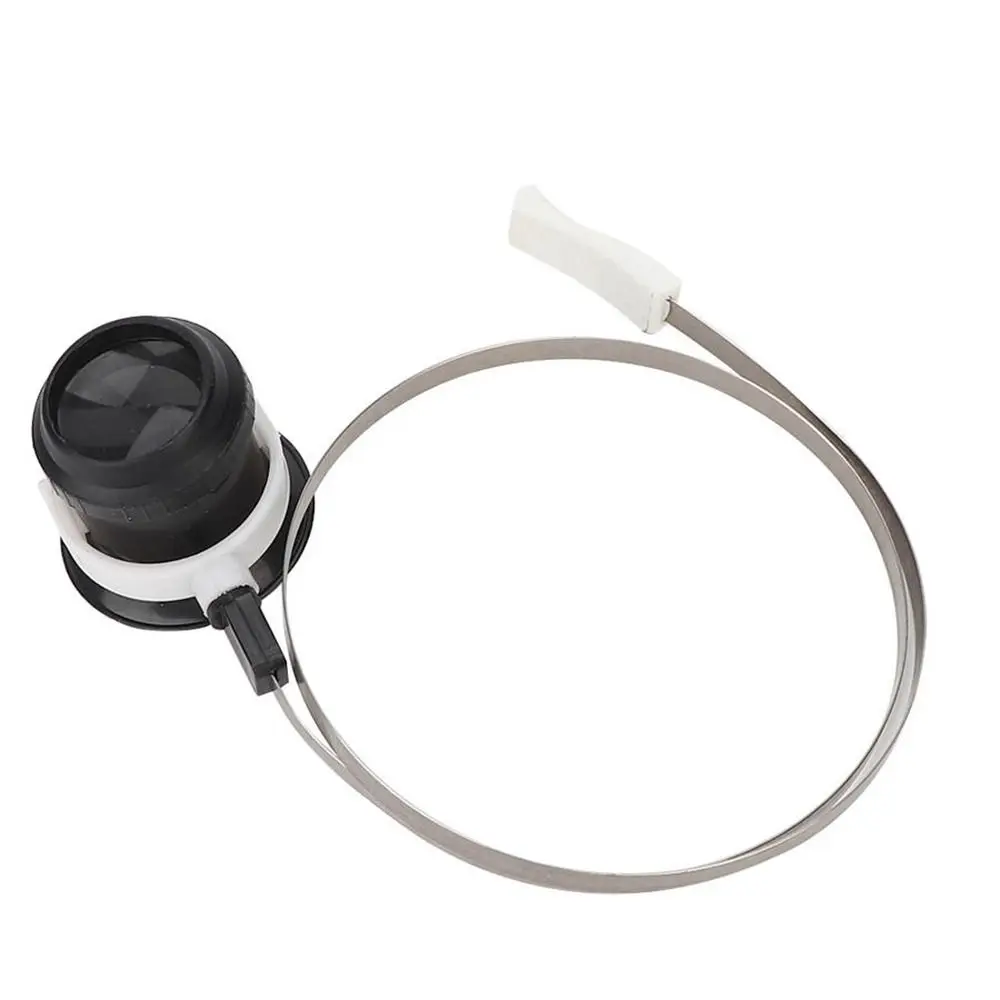 Magnifying Glass Headband Magnifier Watch Repair Tool Head Wearing Magnifier 5X Eye Magnifier Mini Monocular Magnifying Glass Head Band Loop For Watchmakers Professional